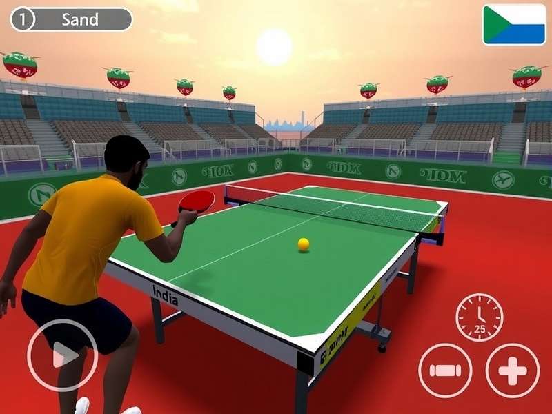 India Ping Pong Pro Game Screenshot